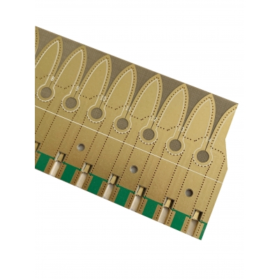 Microwave RF PCB with blind vias