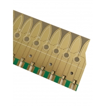 Microwave RF PCB with blind vias