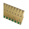 Microwave RF PCB with blind vias